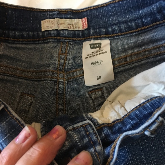 Levi Strauss 512 Jeans slimming Bootcut 8s - Picture 6 of 7